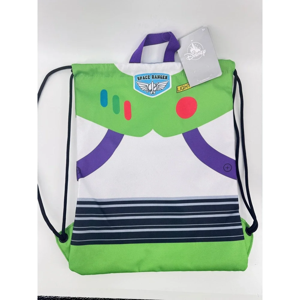 Disney Toy Story 5 Drawstring Bag NEW Backpack NWT Buzz Lightyear Cinch Sack DVC